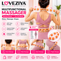 Multifunctional Manual Body Massager Roller – Full Body Muscle Relaxation